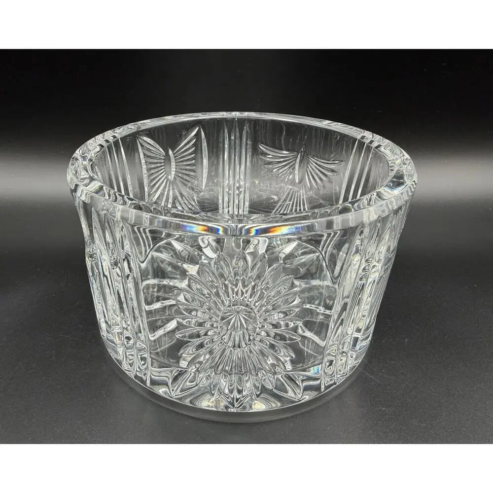 Waterford Crystal Millennium Collection Champagne Wine Bottle Coaster 5” VNTG